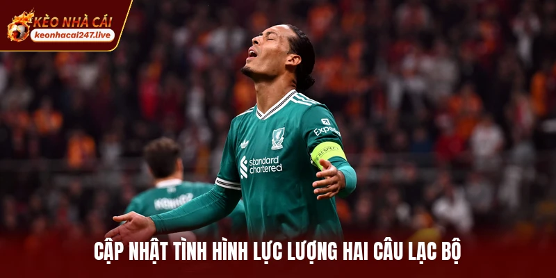 Cập nhật tình hình lực lượng hai câu lạc bộ