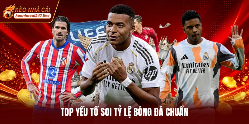 Top yếu tố soi tỷ lệ bóng đá chuẩn